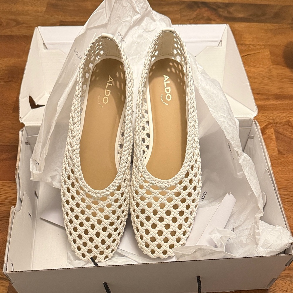 Aldo Joselia White Women's Flats